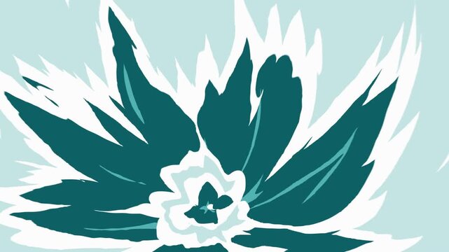 A green screen background with a wave design, ideal for ocean or water-themed projects.