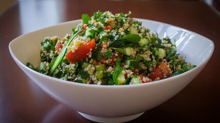 vegetable salad with fresh vegetables