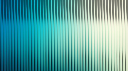 Abstract Background of Teal and White Vertical Lines with Soft Shadows Design