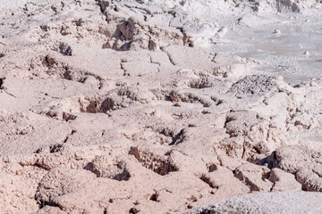 The Fountain Paint Pot is a mud pot located in Lower Geyser Basin in Yellowstone National Park. Hydrothermal System. Plateau Rhyolite - Central Plateau Member - Elephant Back flow
