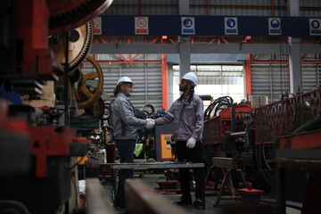 engineer team full skill quality for maintenance and training in industry factory worker , warehouse Workshop for factory operators,mechanical engineering team production.