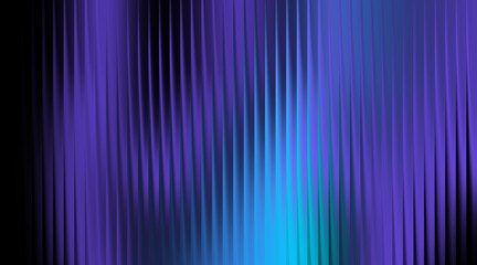 Abstract Blue and purple gradient pattern with vertical lines and transparency