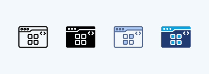 Application Icon Multiple Style
