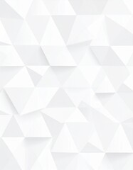 Obraz premium White Geometric Polygon Triangle Background