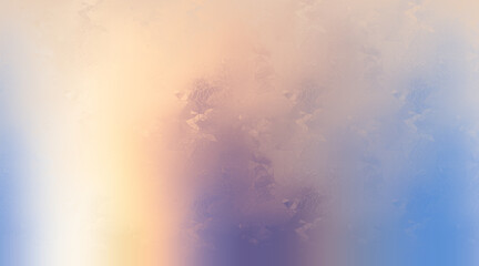 Abstract Polygonal Texture Design with Gradient, Light Gold, Violet and Blue Hues © SHEULIKAJIM