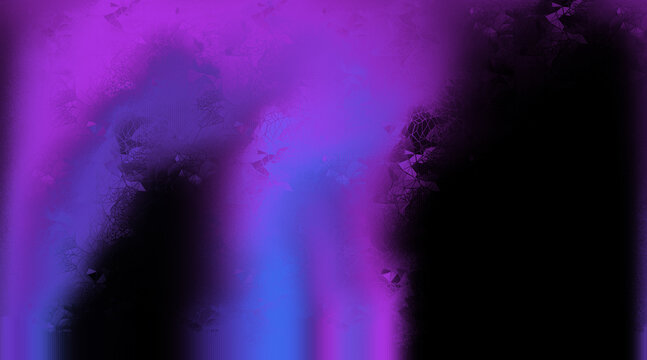 Abstract Purple and Blue Gradient with Triangle Texture Overlay on a Transparent side