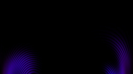 Naklejka premium Abstract Purple Arc Lines Pattern on Transparent Background Futuristic Geometric Design