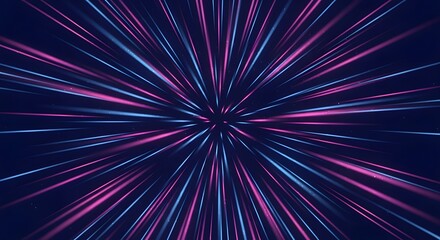 hyperspace jump luminous streaks expanding from a central point on a dark background conveying speed and movement for sci-fi themes and visuals