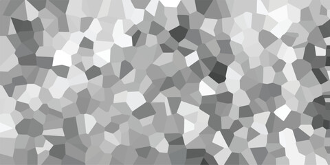 Geometric Mosaic Background in Grayscale with Irregular Polygonal Shapes and Varying Shades of Gray vector