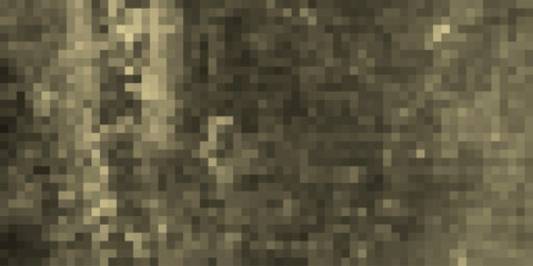 Abstract pixelated texture background with a vintage sepia tone and subtle grunge effect creating a distressed, weathered appearance suitable for graphic design projects