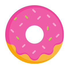 donut isolated on white