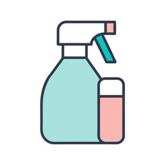 spray bottle vector