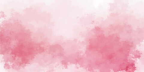 Fototapeta premium An abstract pink watercolour texture on vintage paper for a pastel design background