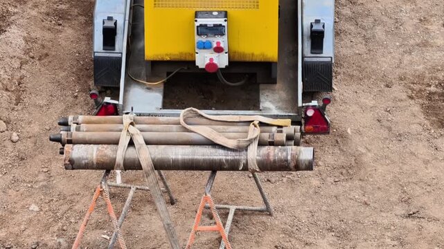 Heavy machinery is showcasing robust pipe support solutions aimed at enhancing efficiency in construction work