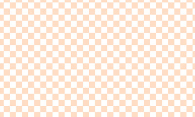 淡いオレンジ色のシンプルな市松模様の和柄背景