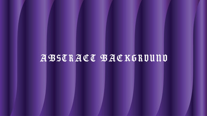 Purple abstract background with vertical wavy lines and text vector