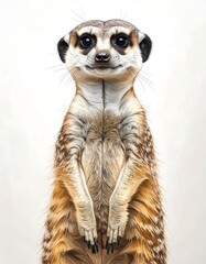 Portrait of a meerkat