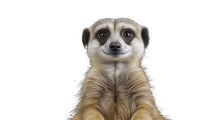 Smiling animal portrait on a black background