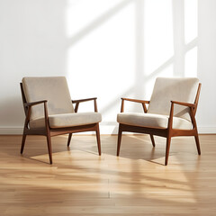 Obraz premium two chairs in a row