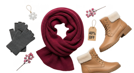 Winter sale accessories apparel