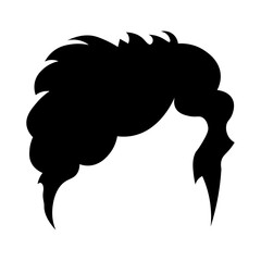 Illustration of Man Hairstyle.