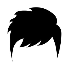 Illustration of Man Hairstyle.