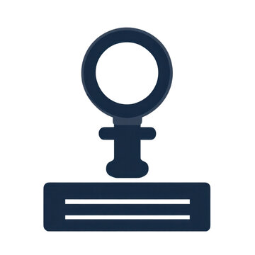 AI Image presents a stylized emblem featuring geometric elements forming a symbolic representation