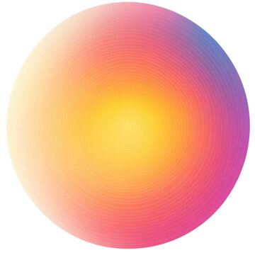 AI Image A luminous orb radiates warmth with blended hues, showcasing a gradient of color and