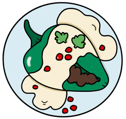 Chiles en Nogada | Mexican Food | Cuisine 