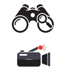 Visual Search and Live Broadcast Icons