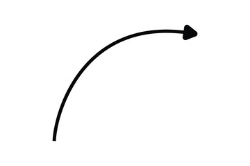 wave curved long arrow icon,arrow icon, long arrow icon, up and down arrow icon.