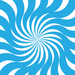 Dynamic blue and white swirling vortex pattern abstract background energetic movement
