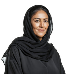 Saudi Arabian Middle-Aged Woman Professional Portrait