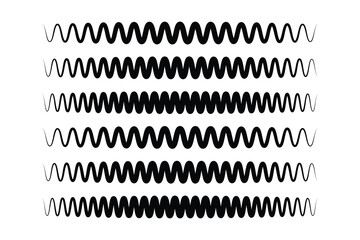 zig zag line icon, seamless wave zig zag line background pattern icon.