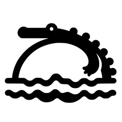 Crocodile logo design vector