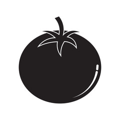 tomato vegetable flat icon vector