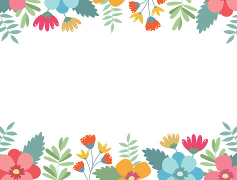 a background image decorated with flowers