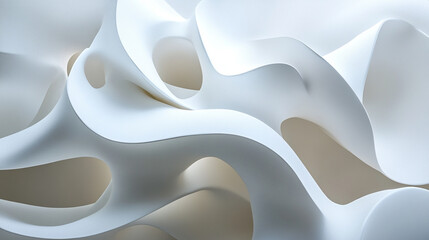 Abstract 3D render with dynamic shapes and vibrant depth, symbolizing modern digital creativity, futuristic design, and immersive visual experiences