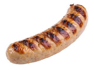 Grilled Sausage Isolated cutout, PNG