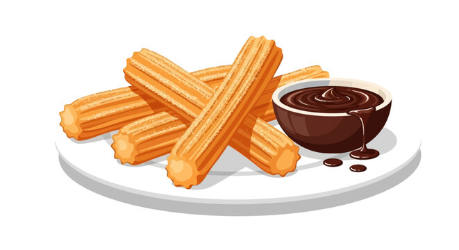 Delicious churros with chocolate sauce a sweet treat for any occasion delighting your taste buds