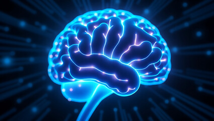 Artificial Intelligence (AI) in Technology Depiction Highlighting Intelligent Automation, Machine Learning Integration, Predictive Analytics, Cognitive Computing, and Scalable Digital Solutions