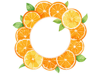 Orange text frame