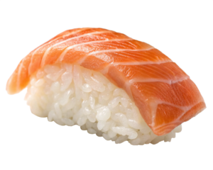 sushi with salmon PNG Cutout