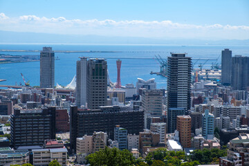 海と山が近い港神戸の絶景