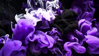 Colored inks mixing in water