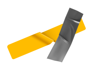 Adhesive tape, sticky paper stripes. Colorful stripes and pieces of duct paper, scotch or washi paper. Transparent duct tape in different shapes