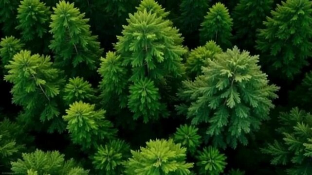 close up of green pine needles