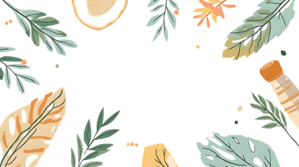 vector illustration of bamboo leaves