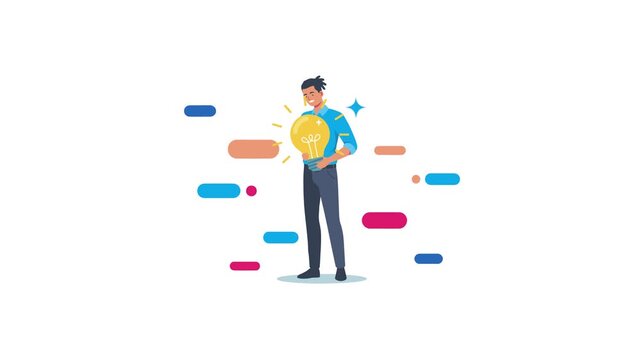 Vector worker with dreadlocks, phone call, and crossbody office bag.