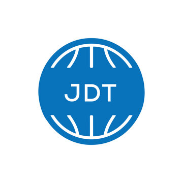 JDT Basketball Icon Logo. JDT Design for Sports Team, Club, and Athletic Branding. JDT Best Icon.
